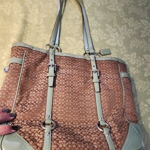 Vintage Coach bookbag style bag